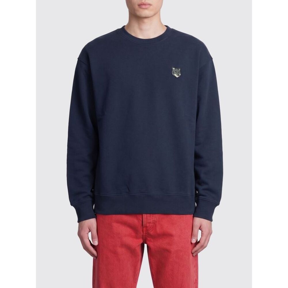 Maison Kitsune Men Maison Kitsune Cotton Crewneck Sweatshirt